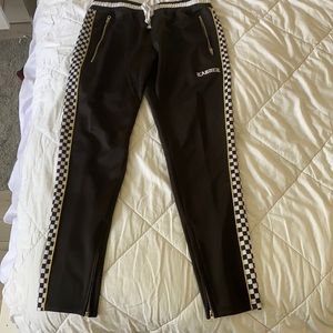 Civil Reign Black with striped Sides Joggers